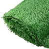 Fleurs décoratives 200 / 200cm Tapis de gazon artificiel vert faux jardin synthétique paysage tapis de pelouse gazon pour l'école de balcon de la maternelle