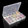 Sieradenzakjes 1-24 Grids Compartiment Box Transparant Plastic Opbergdozen Container DIY Kralen Oorbel Rechthoek Organizer Case