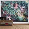 Tapestries Wall Hanging Tapestry Hippie Psychedelic Mandala Starry Flower Room Dorm Home Decor Boho