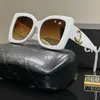 Sonnenbrille, Luxus-Designer-Sonnenbrille, Mann und Frau, rechteckige Sonnenbrille, Unisex, Designer-Schutzbrille, Strand-Sonnenbrille, Retro-Rahmen, Luxus-Design, UV400, mit Box, sehr gut, I8