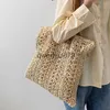 Shoulder Bags Tote Bag Beac Bag Large Kniing Designer Luxury Bag andbags For Women 2023 New Fasion Summer ollow Out Straw BagH24131