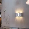 Lâmpada de parede moderna simples lâmpadas led itália sala jantar estar tv fundo corredor luz quarto cabeceira luminárias criativas