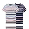 Polos de mode pour hommes designer nouvelle impression de lettres en trois couleurs 230g double brin 32 points tissu de coton à double fil serré qui t-shirt doux pour hommes Asie Taille M-3XL