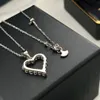 GRAFE ketting voor vrouw ontwerper Peach Heart Cut Diamond sieraden officiële reproducties 925 zilveren diamant mode luxe Europese maat cadeau voor vriendin 008