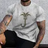 T-shirts pour hommes Été Hommes Rayé K T-shirt 3D Imprimer Sweat-shirt à manches courtes King K / Spades Un motif Harajuku T-shirt surdimensionné T-shirt pour hommes Top
