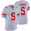 Marvin 18 Harrison Jr. Nick Bosa Ohio State Buckeyes College Football Jersey OSU Emeka Egbuka J.T. Tuimoloau Sawyer Henderson George Kyle 39