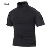 Tactical T-Shirts Men Sport Outdoor Military Tee Quick Dry Short Sleeve Shirt Hiking Hunting Army Combat Men Clothing Breathable 240131