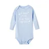 Rompers Baby Bodysuit My Auntie Take Me To The Moon And Back Print Born Boy Long Sleeve Clothes Fashion Casual Gifts