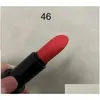 Lipstick Brand Lip Makeup Satin Matte 3.5G Rouge A Levres Mat R With Orange Gift Bag Drop Delivery Health Beauty Lips Otelf