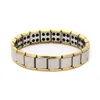 Link Chain ed Stainless Steel Magnetic Bracelet For Women Healing Bangle Balance Health Men Care Jewelry244G