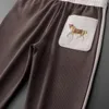 Mans Pants Embroidered Designer Pants Warhorse Sweatpants Man Trousers long pants Wide Leg Trouser Streetwear Y2K Pant Retro Street Trend Overalls Asian size M-4XL