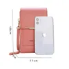 Pochettes pour téléphones portables Sac à main de mode pour femmes sac en cuir souple pour femmes petits portefeuilles écran tactile sac à main pour téléphone portable sac à bandoulière YQ240131