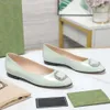 platte hakken balletschoenen vrouwen casual lederen luxe designer kleding schoenen kristallen gesp decoratie klassieke zwarte loafers ronde neus Mary Jane schoenen designer schoenen