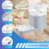 Liquid Soap Dispenser Sponge Holder Towel Rack Bowl Washing Dish For Kitchen 4-In-1 Set