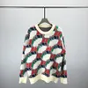 Designer Męski Sweter Męski 24SS pusta Jacquard Stripe Splated Gardigan Sweter Wysokiej jakości okrągła szyja G Geometryczna żakard litera Sweter męski 834