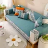 Stol täcker broderad spets soffa non-halp kudde för vardagsrumsdekorskyddshandduksäten andas soffa