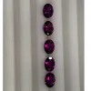 Halsband naturliga rhodolite lös ädelsten oval 5*7mm ard 4.9ct 5 bit i ett parti för sterling sier smycken montering