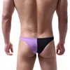 Cuecas homens respirável tanga aumentando pênis grande bolsa calcinha cuecas finas t-back sexy roupa interior escroto protuberância