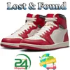 Basketball shoes Lost and Found 1 Mens 1s travis golf jack Neutral Olive Black Phantom Toe Pine Green Bred Patent Women Sports Trainers EUR 36-47