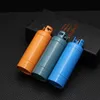 Briquet en forme de réservoir de gaz coupe-vent à Jet coloré, flamme rouge, butane rechargeable pour la décoration de la maison, briquet de tabac