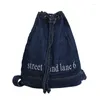 Schooltassen Task Back Denim Dames Ransel Sports Buiten ROANGAN Murid College Notebook Capaciteit Groot