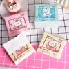 16 Packs of Cartoon Printing Handkerchiefs 4 Layers Thickened Portable Small Napkins Tissues Can Be Wet Water 240127