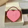 Designer Heart-shaped Ladies Fashion Crossbody Bags Premium Leather Cherry Shoulder Bag Real Leather Classic Luxury Clutch Bags 240115