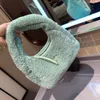 Women's Luxury Designer Handbags 2024 New Miui Fashion Plush Pea Bag Handheld Armpit Single Shoulder Crossbody Bags Factory Direct Sales