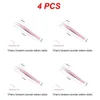 Drinking Straws 2/4PCS For Nail Stickers Multifunctional Plier With Silicone Cover Art Tool Manicure Accessories Stainless Steel Clip