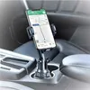 Suportes de montagem de telefone celular Universal Car Cup Phone Holder Qi 15W Wireless Car Charger Holder Automático Infravermelho Smart Sensor Fixação Car Mount YQ240130
