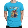 남성용 T 셔츠 악기 남성용 동물 드러머 타마 드럼 소프트 캐주얼 스웨트 셔츠 셔츠 고품질 트렌디