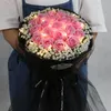 Rose Bouquet Birthday Courtesy Gift for Girlfriend and Girlfriend Simulation of Fake Flowers Soap Box Valentine's Day T200903310L