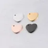 Bangle 50pc 15*15mm 4colors Love Heart Stamping Blank Tags Mirror Polished Stainless Steel Diy Hearts Charm Jewelry Findings Wholesale