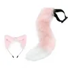 Articoli per feste Orecchie di volpe e coda di gatto Fascia per orecchie per bambini unisex Cintura regolabile Performance Accessori per costumi di Halloween Vestirsi