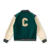 2023 Mens Designer Jacket Men Coats Flight Jacke Baseball Uniform Letter C Embroidery Pu Leather Bekväm Pearl Clasp Fashion Men's Outerwear