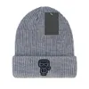 Chapeau de mode beanie crâne Caps Designer chapeaux tricotés ins populaire chapeau d'hiver classique lettre oie imprimer tricot AAAA168 M-5