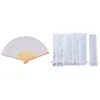 Gift Wrap 30 PCS Folding Paper Hand Fan Custom Halloween Ladies White 100 Pack Pouch Drawstring Organza Bags289m