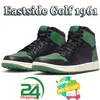 Basketskor förlorade och hittade 1 herr 1s Travis Golf Jack Neutral Olive Black Phantom Toe Pine Green Bred Patent Women Sports Trainers 36-47 EUR