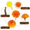 Fleurs décoratives souci artificiel Halloween soie mexique pour fête d'anniversaire Diwali Thanksgiving décor 2024