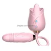 Pé massageador brinquedos masrs rosa forma sugando vibradores 10 velocidade forte choque lambendo cabeças duplas vibrador feminino drop entrega dhmvi