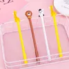 30st Cartoon Animal Gel Pen Pretty Stationery Ink Pennor Original Roman Pennor för att skriva Kawaii