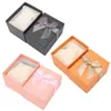 Jewelry Pouches Bags Packaging Jewerly Box Watch Storage Bowknot Case Gift For Christmas Anniversary Birthday256m