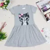 Robes de fille Robe d'été pour filles Princesse Chat Imprimer Enfants Enfants