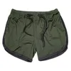 Heren sport gym atletische shorts middelste broek elastische band sport man midden zachte katoenmix hardlopen 240119