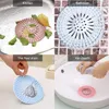 Bath Accessory Set Bathroom Sink Sewer TPR Floor Drain Strainer Water Hair Stopper Catcher Shower Cover Kitchen Tool Anti Clogging208B