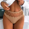 Diğer Külot Örgü Out Seksi Kadınlar Tangal G-Strings Lingerie Nefes Alabaş Naylon İç Çamaşırı Bayanlar Tangalar Yumrular YQ240130