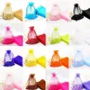 50pcs 7x9 cm organza torba opakowanie biżuterii Wyświetlacze woreczki Dekoracja przyjęcia weselnego