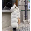 Women's Trench Coats Solid Winter Coat Women Long Parka Thickened Oversized Plus Size X-Long Cotton-padded Jacket Clothing