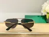2024 10A Qualidade Original Designer de Moda Óculos de Sol Armação de Metal Óculos para Homens Mulheres Selvagem Ao Ar Livre Fotografia de Rua Óculos de Sol para Drivers Business Sunglasse