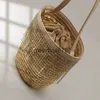 Shoulder Bags Row drill straw woven bag single soulder woven womens bag weat straw bagH24131